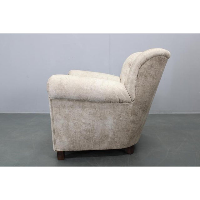 Art Deco Club Armchairs, Czechoslovakia, 1940s, Set of 2 For Sale - Image 4 of 15