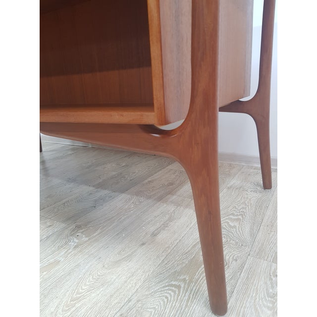 Wood Teak Desk by Svend Aage Madsen for HP Hansen, Denmark, 1960s For Sale - Image 7 of 18