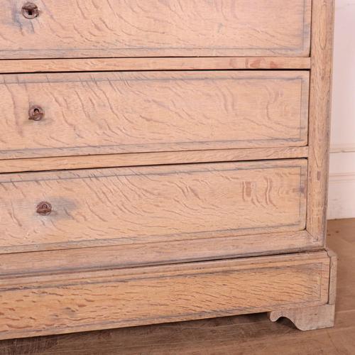 French Bleached Oak Commode For Sale - Image 5 of 13