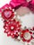American Valentines Wreath With Dresdens Artisan Made by Black Market Creative For Sale - Image 3 of 12