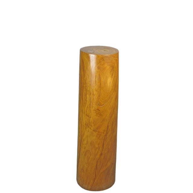 Molave Wood Pedestal Post 34" Tall For Sale - Image 4 of 6