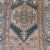 Antique Persian Hamadan Runner With Angular Medallion Design in Soft Blue, Green For Sale - Image 10 of 12