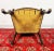 French Carved Wooden Armchair with Yellow Velvet, France, 1820 For Sale - Image 11 of 13