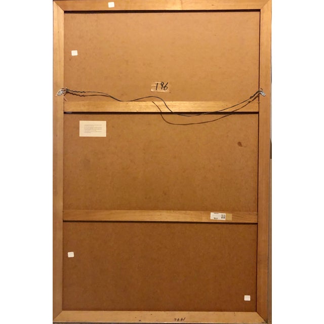 Lowell NesbittFlowers 1978, Op Art Floral Oil Tempera on Board Roses Pop Art Large Painting, 1978 For Sale In Miami - Image 6 of 7