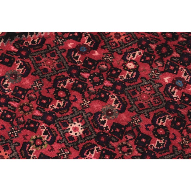 Shabby Chic Persian Tabriz Red/Beige Wool Rug - 7'0'' X 9'8'' For Sale In New York - Image 6 of 10