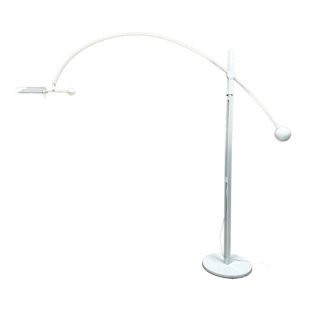 Model 8023 Arc Lamp by Robert Haussmann for Swiss Lamps International, Switzerland, 1980s For Sale