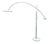 Model 8023 Arc Lamp by Robert Haussmann for Swiss Lamps International, Switzerland, 1980s For Sale