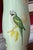 1960s English Hand Rendered Decalcomania Regency Style Table Lamp With Birds and Butterflies For Sale - Image 9 of 11