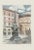 Piazza della Minerva - Roma is an original artwork realized in the 1970s by Giuseppe Malandrino. Original hand-colored...