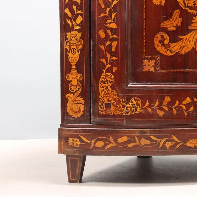 Dutch Mahogany Corner Cabinet For Sale - Image 11 of 14