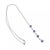 2000 - 2009 Tiffany & Co. Platinum Jazz Diamond Tanzanite Pendant Necklace For Sale - Image 5 of 11