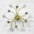 Gold Chandelier from Honsel, Germany, 1970s For Sale - Image 8 of 9