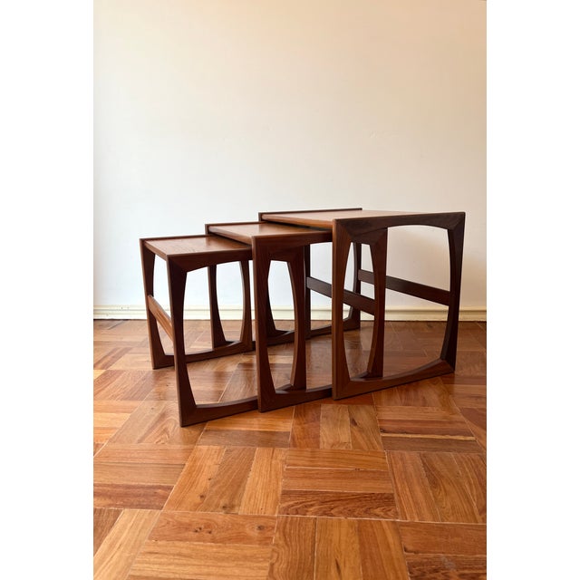 Teak Nesting Tables from G-Plan, 1960s, Set of 3 For Sale - Image 17 of 17