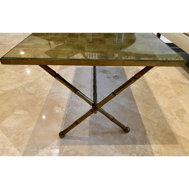 Modern Hickory Chair Cocktail Table For Sale - Image 3 of 5