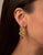 Metal Massive Snake Earrings With Amethysts in Opened Mouth, Pair For Sale - Image 7 of 7