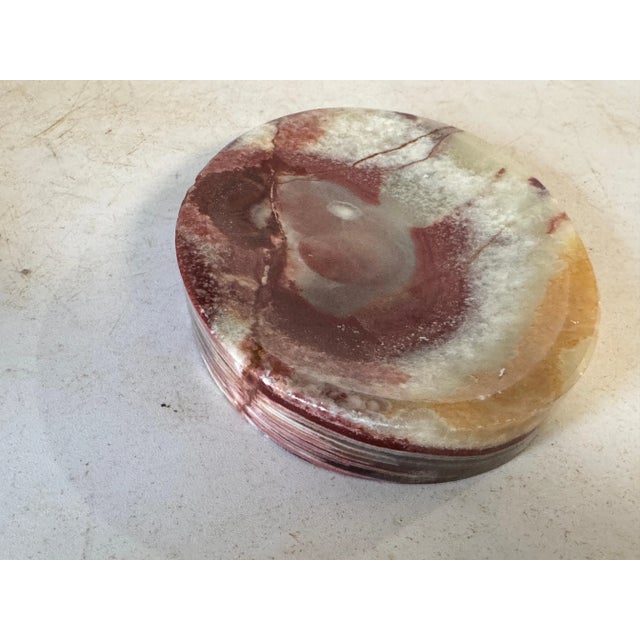 Ashtrays in Onyx and Oval Shape, Italy, 1960s, Set of 2 For Sale - Image 6 of 10