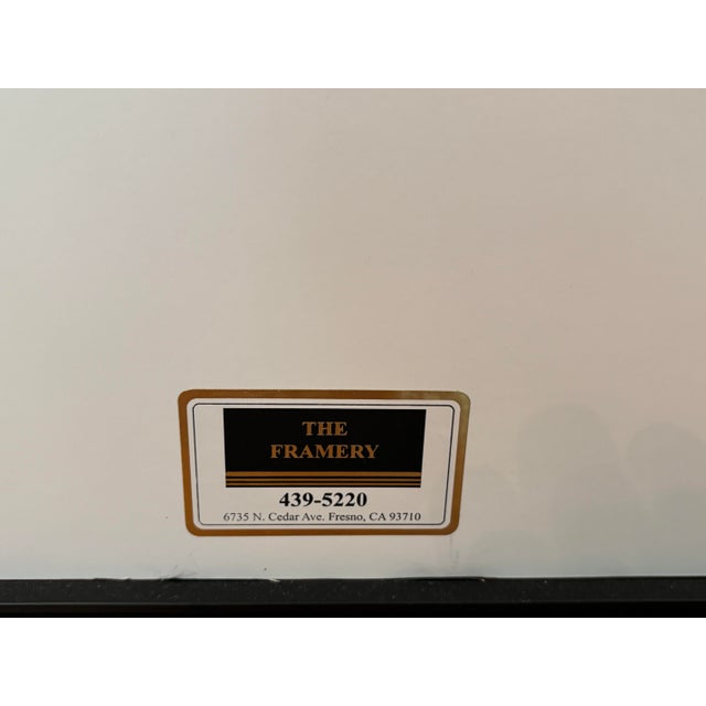 Mid 20th Century 20th Century Original Oil on Canvas of a Leopard by E. Max For Sale - Image 5 of 8