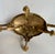 French Revival Brass Epergne Centerpiece With Three Scalloped Removable Bowls For Sale - Image 15 of 16