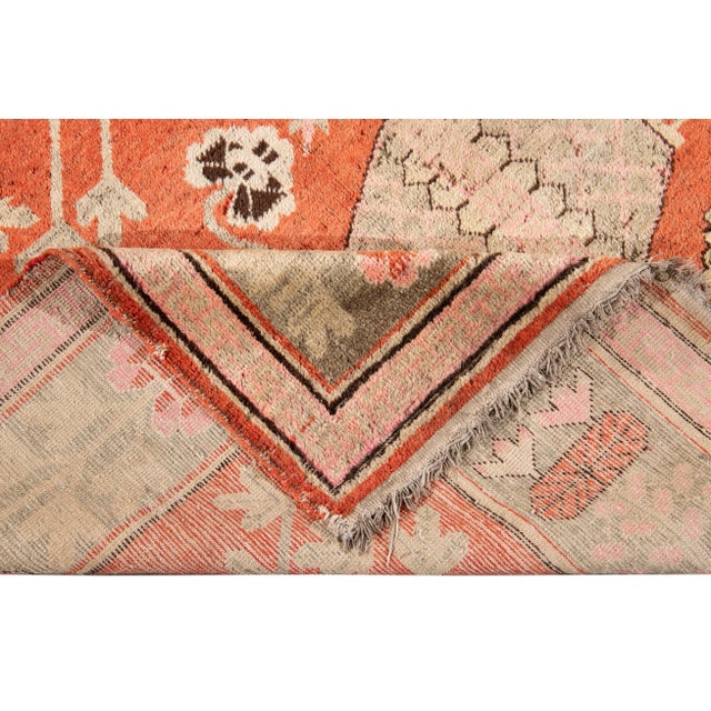 Traditional Early 20th Century Antique Khotan Scatter Wool Rug For Sale - Image 3 of 13