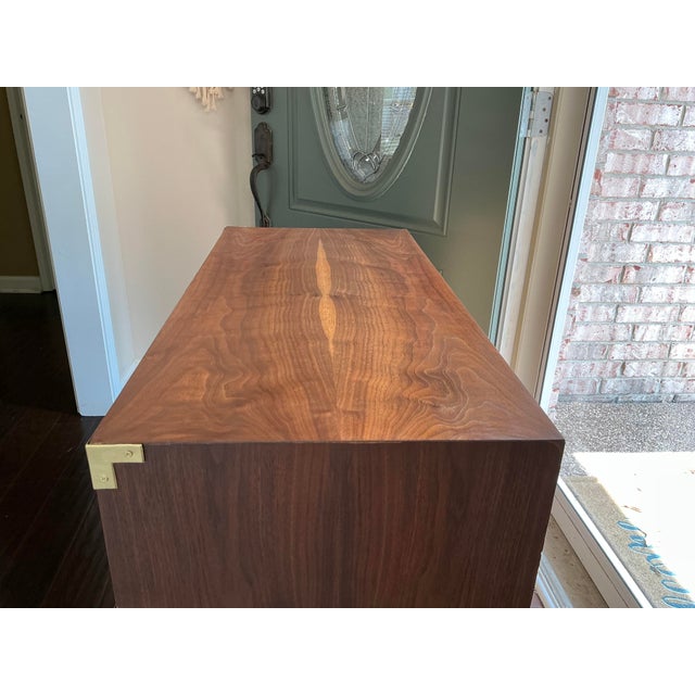Bring classic mid-century sophistication into your space with this iconic 3-drawer campaign chest by the legendary Lane...