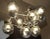 Italian Atomic Ceiling Lamp with Murano Bubbles and Chrome Mount, 1960s For Sale - Image 4 of 5