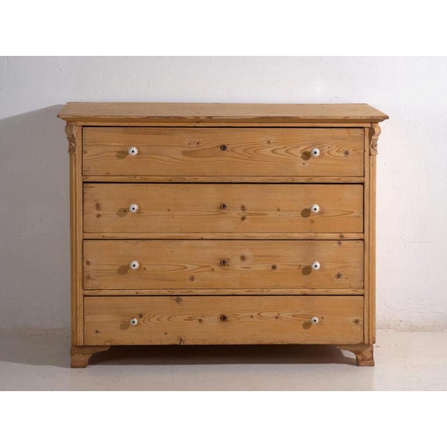 Carved Rustic European Dresser For Sale - Image 5 of 12