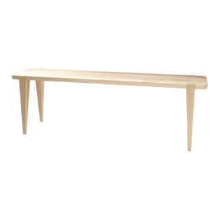 Handcrafted Oslo Bench in American Ash For Sale