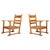 French Provincial Oak and Rush Armchairs, France, 1940s, Set of 2 For Sale - Image 10 of 10