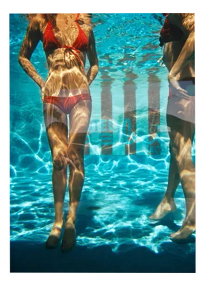 Slim Aarons, Pool at Las Brisas, Limited Edition Estate Stamped Photographic Print, 1970s