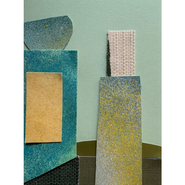 2020s "Superbloom 4" Original Mixed-Media Collage on Paper by Zac Woodiel For Sale - Image 5 of 9