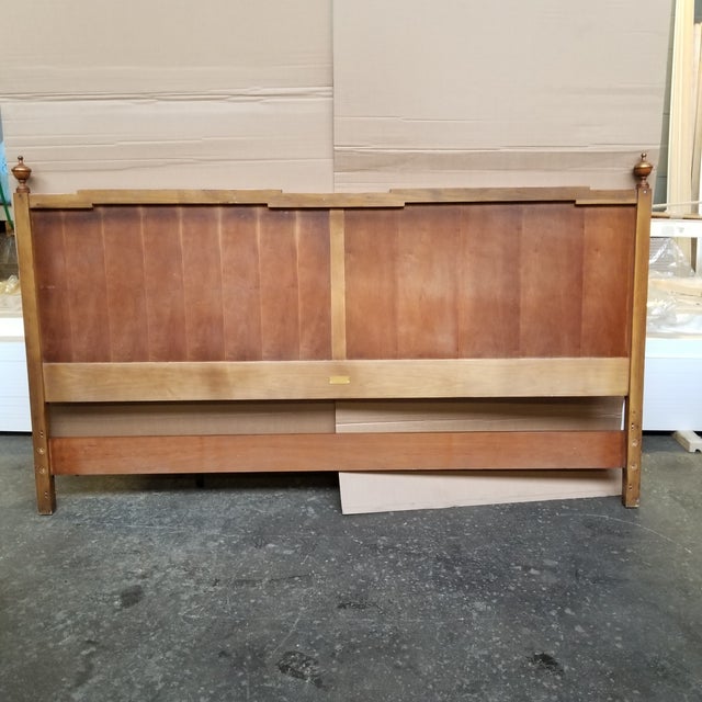 Mid 20th Century John King Size Headboard Chairish
