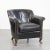 Black Grained Cowhide Armchair For Sale - Image 16 of 16