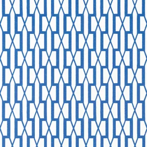 Sample - Schumacher X Veere Grenney Belvedere Wallpaper in Sky