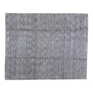 New Indian Modern Distresses Hand Knotted Wool Rug, 8x10 For Sale