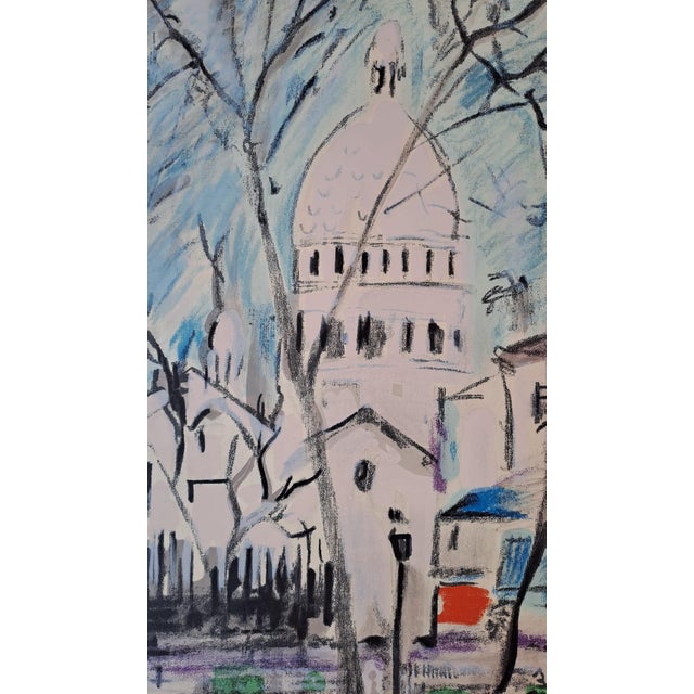 Robert Savary, Montmartre, the Sacré-Cœur, Lithograph For Sale - Image 3 of 6