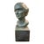 Mid Century Plaster Statue, Bust of a Woman For Sale