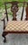 Chippendale Vintage 1940’s Mahogany Chippendale Settee For Sale - Image 3 of 9