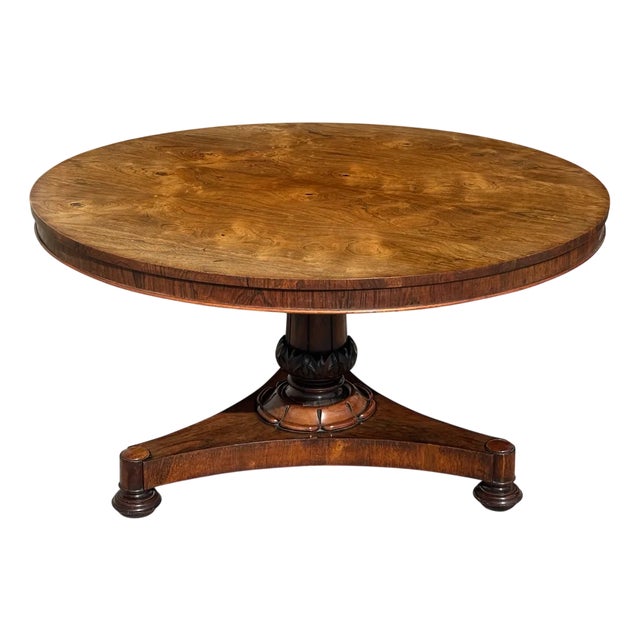 Antique William IV Rosewood Centre Table, 1830 For Sale