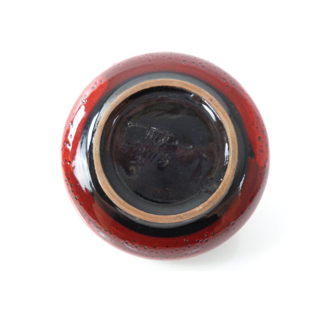 Italian Strawberry Ceramic Vase by Fratelli Fanciullacci for Bitossi, 1960s For Sale - Image 15 of 16