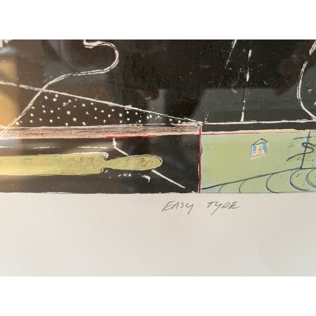 Richard Hull Abstract Architectural Print, Framed For Sale - Image 4 of 8