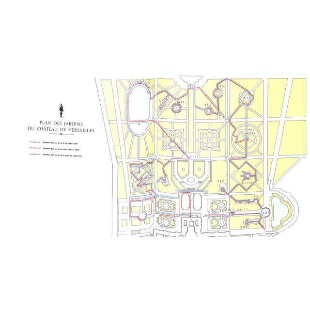 White "Les Jardins De Versailles Par Louis Xiv" 1992 De Montrer, Maniere For Sale - Image 8 of 12