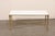 Mid 20th Century French White Marble & Brass Coffee Table For Sale - Image 9 of 12