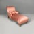 Italian Chaise Longue with Armrest in Pink Satin and Gilded Wood, 1800s For Sale - Image 16 of 16
