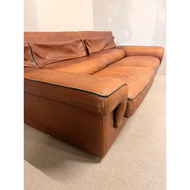Vintage Leather Sofa by Josef Gobet, 1970s For Sale - Image 10 of 16