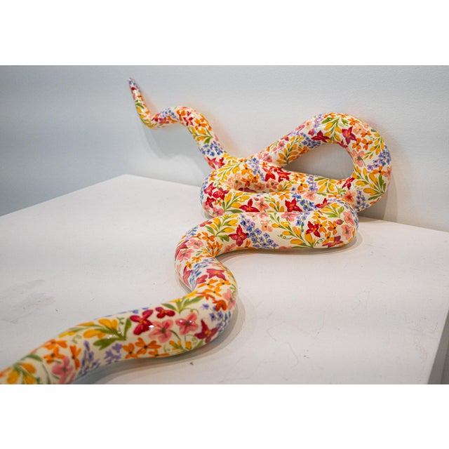 #276, Floral Snake Sculpture by Paige Barnes Dorsey For Sale - Image 4 of 9