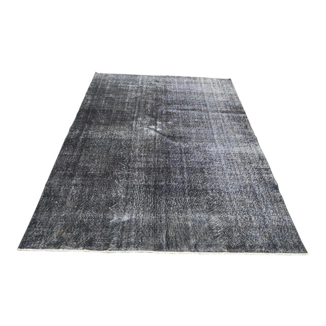 1960s Turkish Anatolian Handmade Oushak Wool Rug For Sale