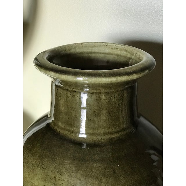 Large Asian Mid-Century Dragon Vases - a Pair For Sale In Chicago - Image 6 of 9