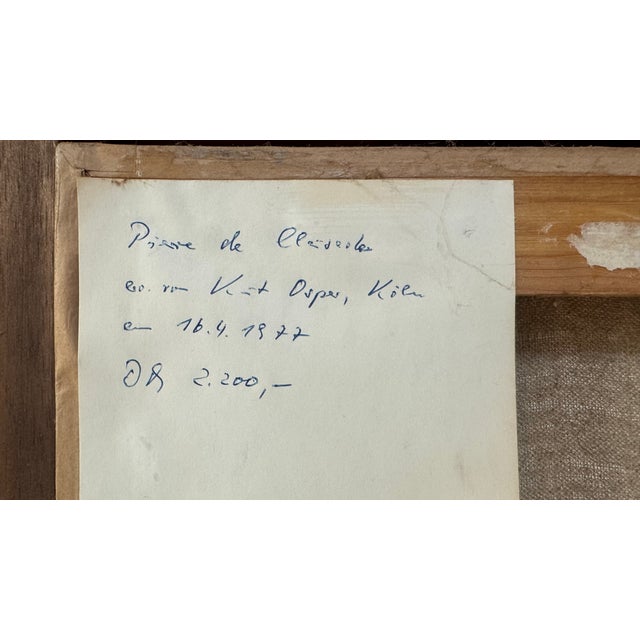 Pierre De Clausade, Paris Landscape, 1970s, Oil on Canvas, Framed For Sale - Image 11 of 12