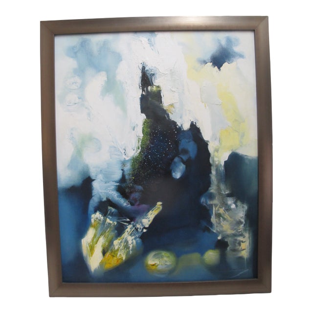 Cecy Colichon Peruvian Abstract Impasto Modernist Art Oil Painting Dreams I For Sale