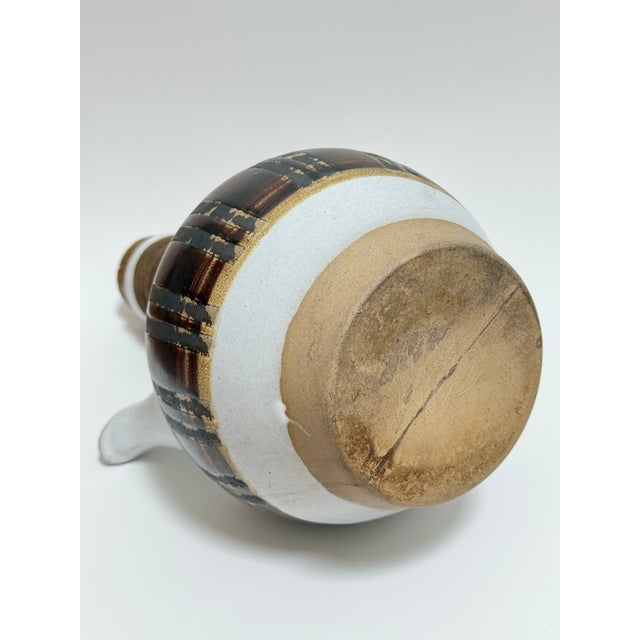 White Mid 20th Century Jane & Gordon Martz Stoneware Carafe For Sale - Image 8 of 13